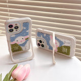 Boogzel Apparel Sheep Embroidered iPhone Case, view 5