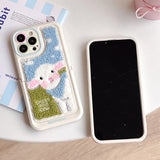 Boogzel Apparel Sheep Embroidered iPhone Case, view 6