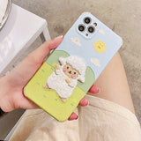 Boogzel Apparel Sheep Embroidery iPhone Case, view 3