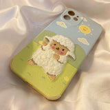 Boogzel Apparel Sheep Embroidery iPhone Case, view 4