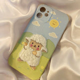 Boogzel Apparel Sheep Embroidery iPhone Case, view 5