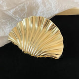 Boogzel Apparel Shell Gold Hair Claw, view 5