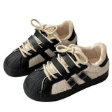Boogzel Apparel Sherpa Buckle Straps Sneakers, view 2