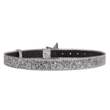 Boogzel Apparel Shining Star Buckle Sequin Belt, view 6