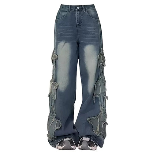Boogzel Apparel Side Stripe Star Jeans