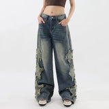 Boogzel Apparel Side Stripe Star Jeans, view 2
