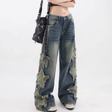 Boogzel Apparel Side Stripe Star Jeans, view 4