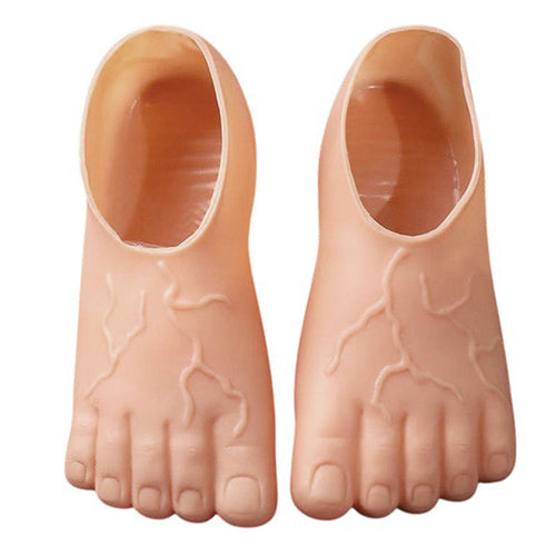 Boogzel Apparel Silicone Human Foot Shaped Slippers