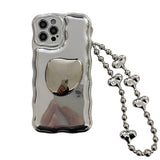 Boogzel Apparel Silver Bead Chain iPhone Case, view 3