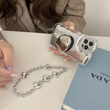 Boogzel Apparel Silver Bead Chain iPhone Case, view 5