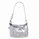 Boogzel Apparel Silver Bows Shoulder Bag, view 2