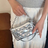 Boogzel Apparel Silver Bows Shoulder Bag, view 3