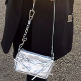 Boogzel Apparel Silver Bows Shoulder Bag, view 6