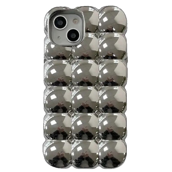 Boogzel Apparel Silver Bubble iPhone Case