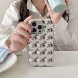 Boogzel Apparel Silver Bubble iPhone Case, view 3