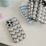 Boogzel Apparel Silver Bubble iPhone Case, view 6
