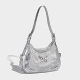 Boogzel Apparel Silver Butterfly Shoulder Bag, view 2
