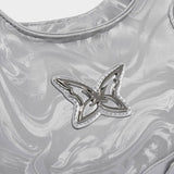 Boogzel Apparel Silver Butterfly Shoulder Bag, view 4