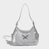 Boogzel Apparel Silver Butterfly Shoulder Bag, view 6