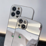 Boogzel Apparel Silver Mirror iPhone Case, view 3