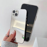 Boogzel Apparel Silver Mirror iPhone Case, view 4