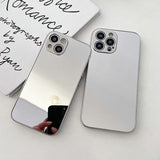 Boogzel Apparel Silver Mirror iPhone Case, view 5