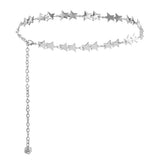 Boogzel Apparel SIlver Star Chain Belt, view 2