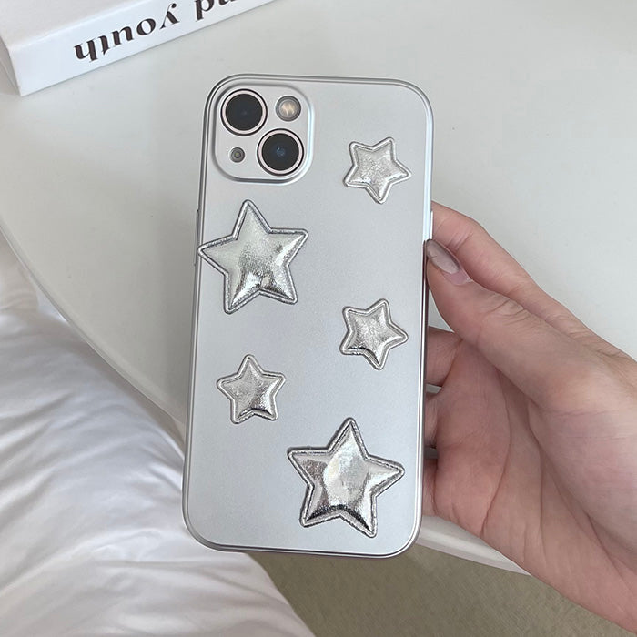 Boogzel Apparel Silver Star iPhone Case