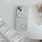 Boogzel Apparel Silver Star iPhone Case, view 2