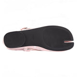 Boogzel Apparel Silver Star Pink Tabi Ballet Flats, view 4