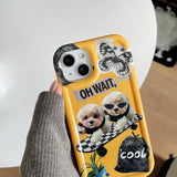 Boogzel Apparel Skateboard Dog iPhone Case, view 2