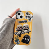 Boogzel Apparel Skateboard Dog iPhone Case, view 4