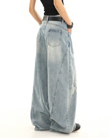 Boogzel Apparel Skater Girl Distressed Baggy Jeans, view 5