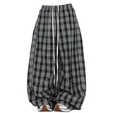 Boogzel Apparel Skater Girl Plaid Wide Leg Pants, view 5