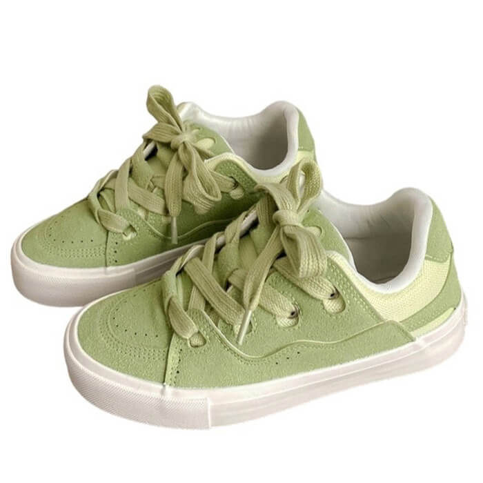 Boogzel Apparel Skater Light Green Sneakers