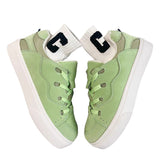 Boogzel Apparel Skater Light Green Sneakers, view 4
