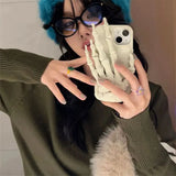 Boogzel Apparel Skeleton Hand IPhone Case, view 3