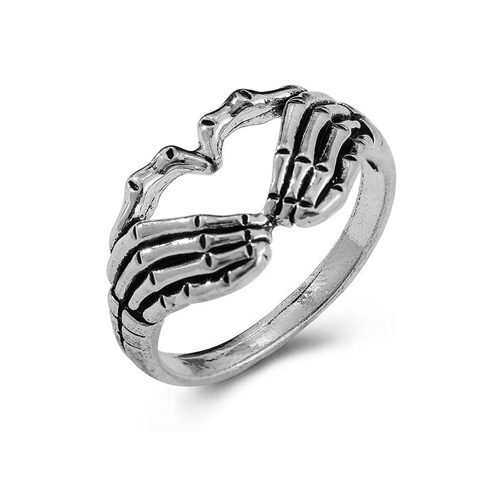 Boogzel Apparel Skeleton Hand Ring