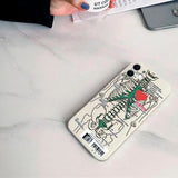 Boogzel Apparel Skeleton Heart iPhone Case, view 4