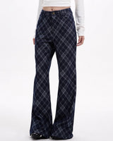 Boogzel Apparel Skippin' School Blue Plaid Pants, view 2