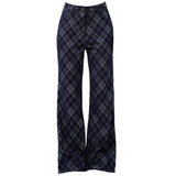 Boogzel Apparel Skippin' School Blue Plaid Pants, view 5