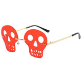 Boogzel Apparel Skull Shaped Sunglasses, view 2