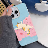 Boogzel Apparel Sleeping Cat Aesthetic iPhone Case, view 2