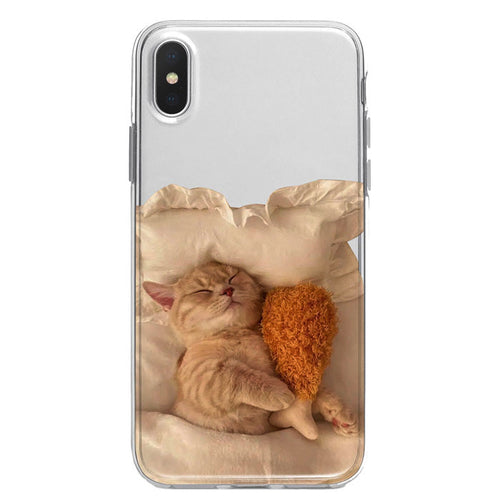 Boogzel Apparel Sleeping Cat iPhone Case