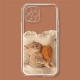 Boogzel Apparel Sleeping Cat iPhone Case, view 2