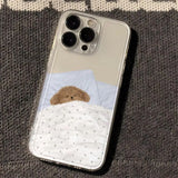 Boogzel Apparel Sleeping Puppy iPhone Case, view 3