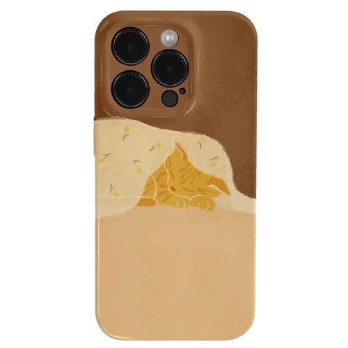 Boogzel Apparel Sleepy Cat iPhone Case