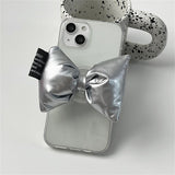 Boogzel Apparel Sliver Bow iPhone Case, view 3