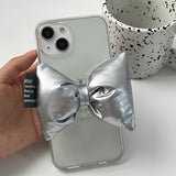Boogzel Apparel Sliver Bow iPhone Case, view 4