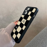 Boogzel Apparel Smile Checker Fuzzy iPhone Case, view 4